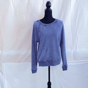 Joe's Fleece Distressed Sweat Top Size XS